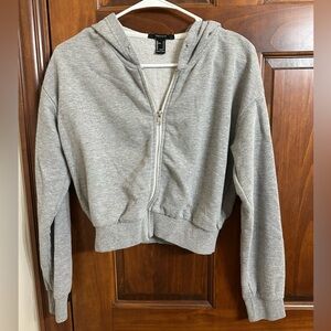 Forever 21 Light Gray Sweatshirt